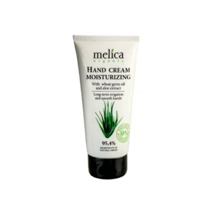 Зволожуючий крем для рук Melica Organic з олією зародків пшениці та екстрактом алое