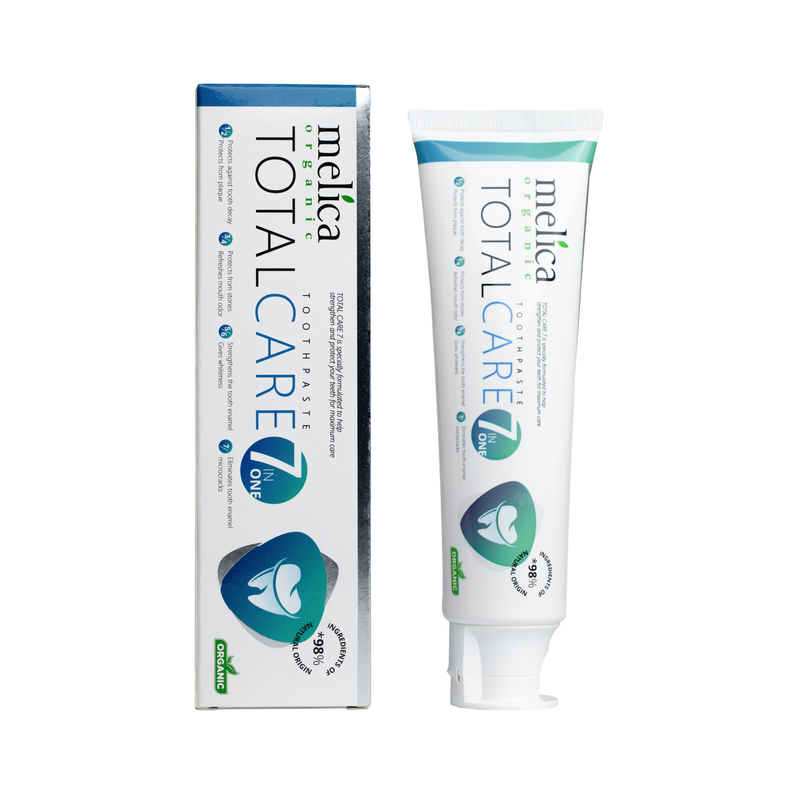Зубна паста Melica Organic Комплексний догляд Total Care 7