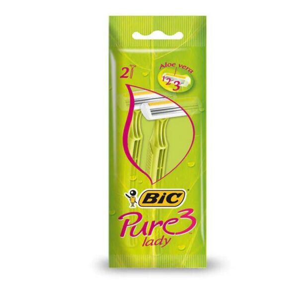 БРИТВА  BIC Pur Lady 3 леза 2 шт в уп.