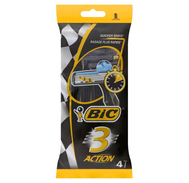 BIC 3 Action 4 шт