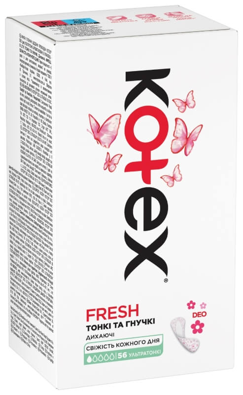 Kotex Liners SuprSlim Deo 1