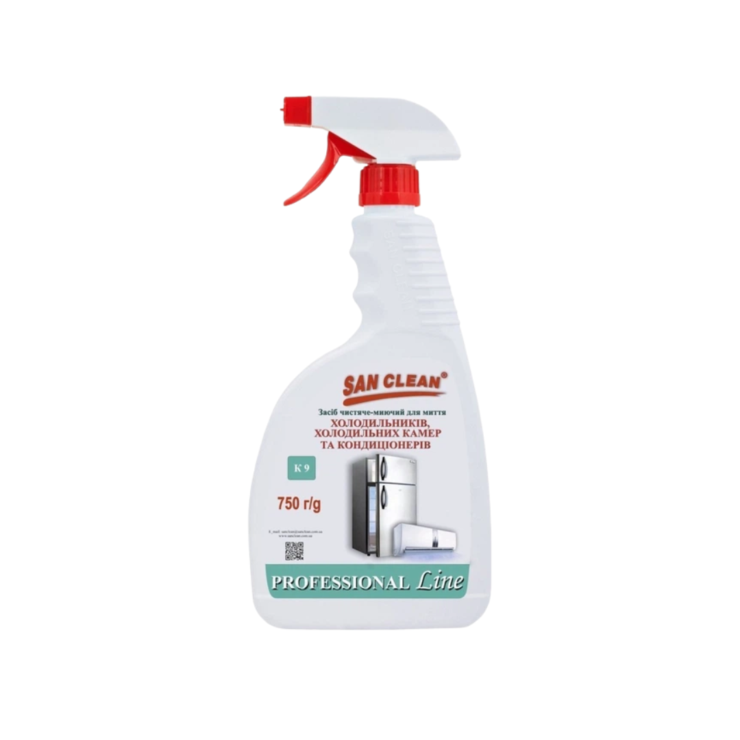 Засіб чистяче-миючий San Clean Professional Line для миття холодильників, холодильних камер та кондиціонерів, 750 мл