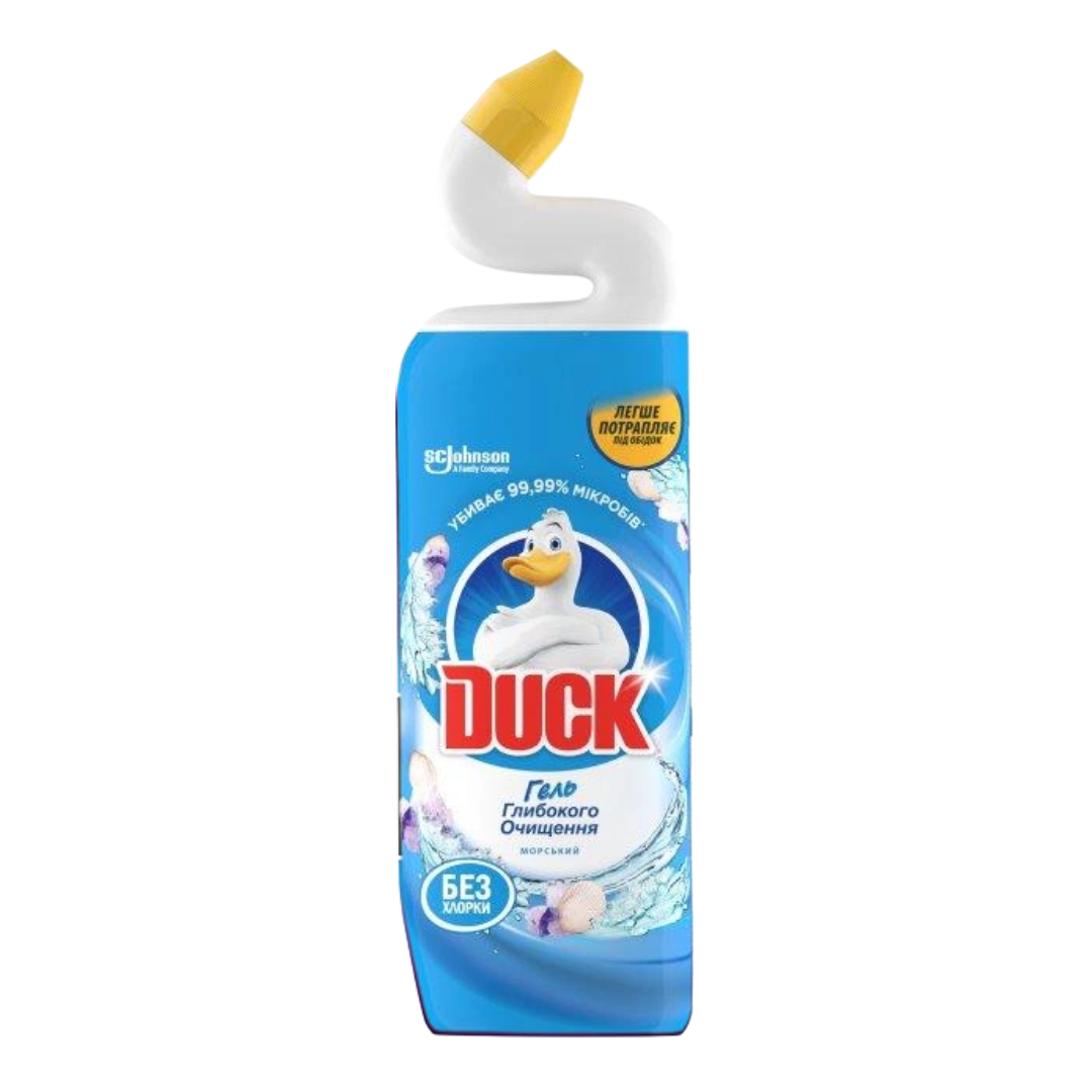 Засіб для чищення унітазу Duck «Морський», 900 мл