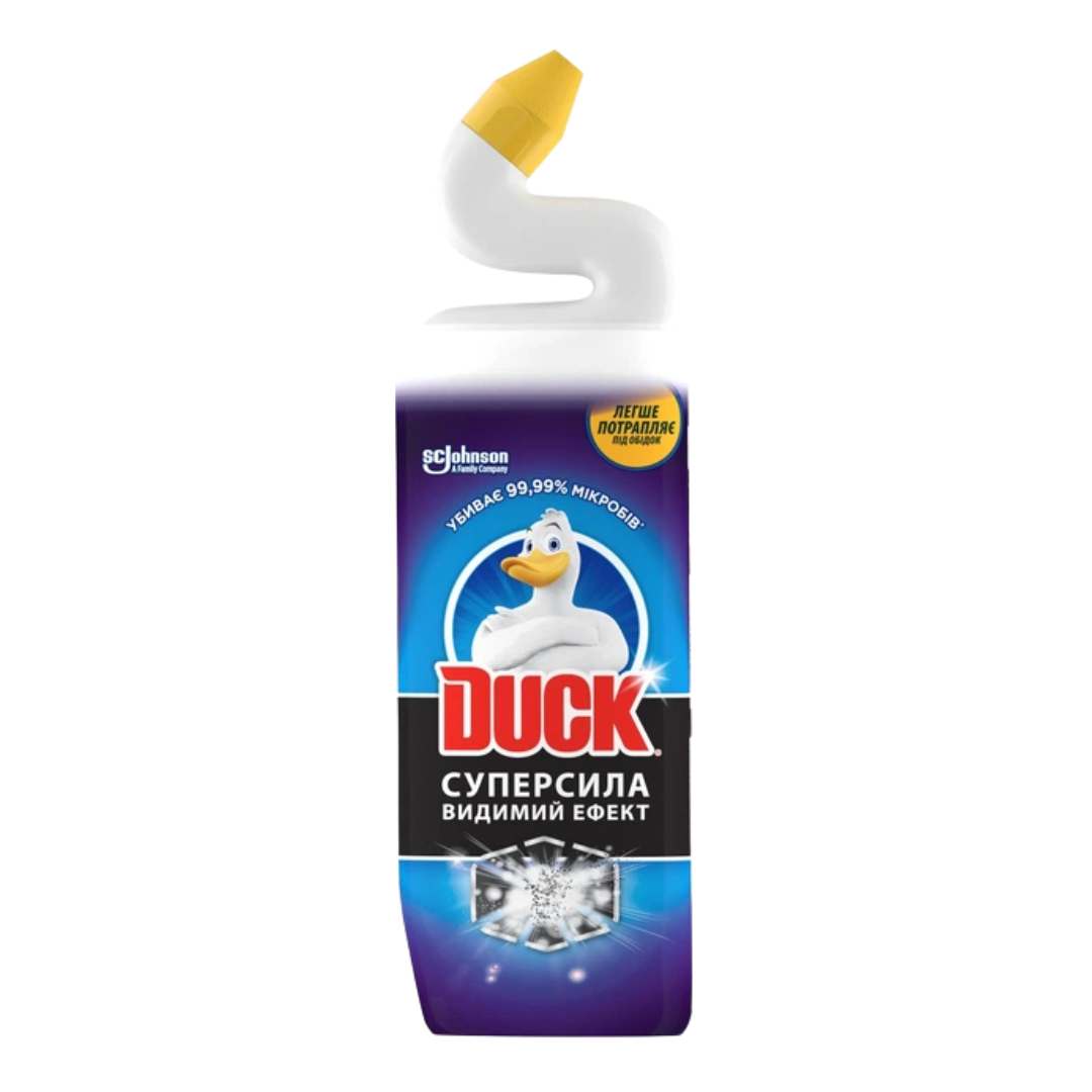 Засіб для очищення унітазу DUCK 5 в 1 «Видимий Ефект», 900 мл