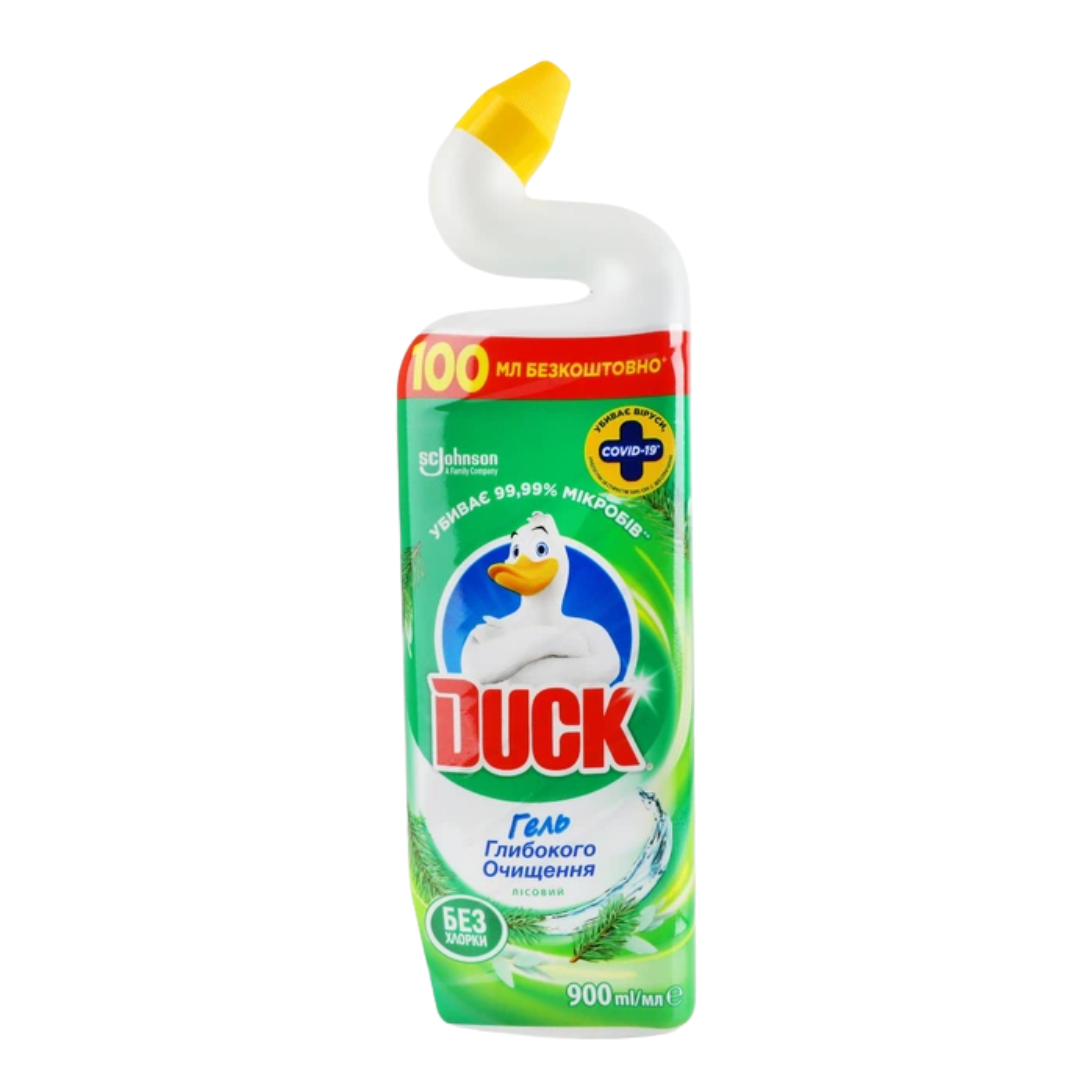Засіб для чищення унітаза DUCK 5 в 1 «Лісовий», 0,9 л