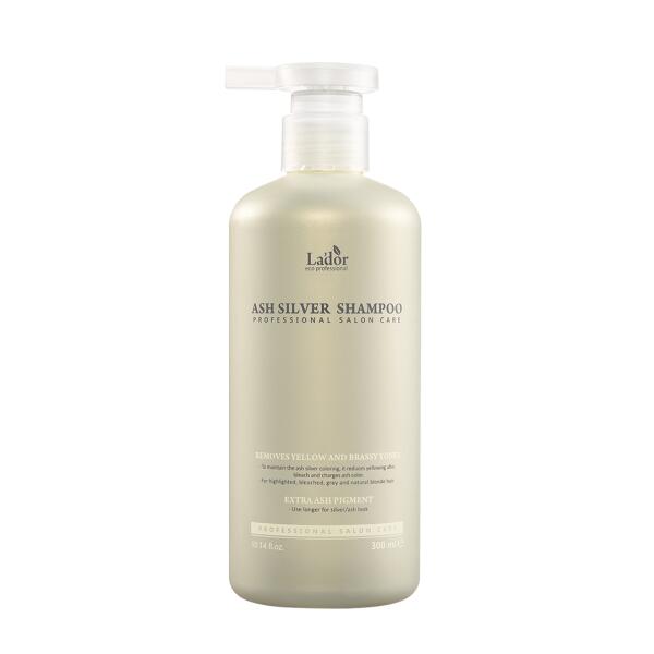 Зволожувальний відтінковий шампунь La’dor Ash Silver Shampoo