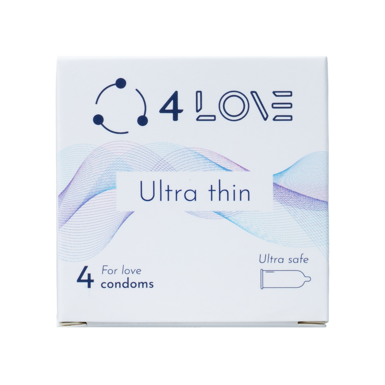 Презервативи 4LOVE Ultra Thin, 4 шт. в пачці