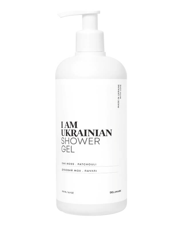 Гель для душу DeLaMark I am Ukrainian Дубовий мох + Пачулі 500 мл