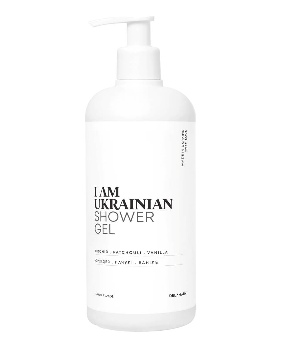 Гель для душу DeLaMark I am Ukrainian Ваніль + Пачулі + Орхідеї