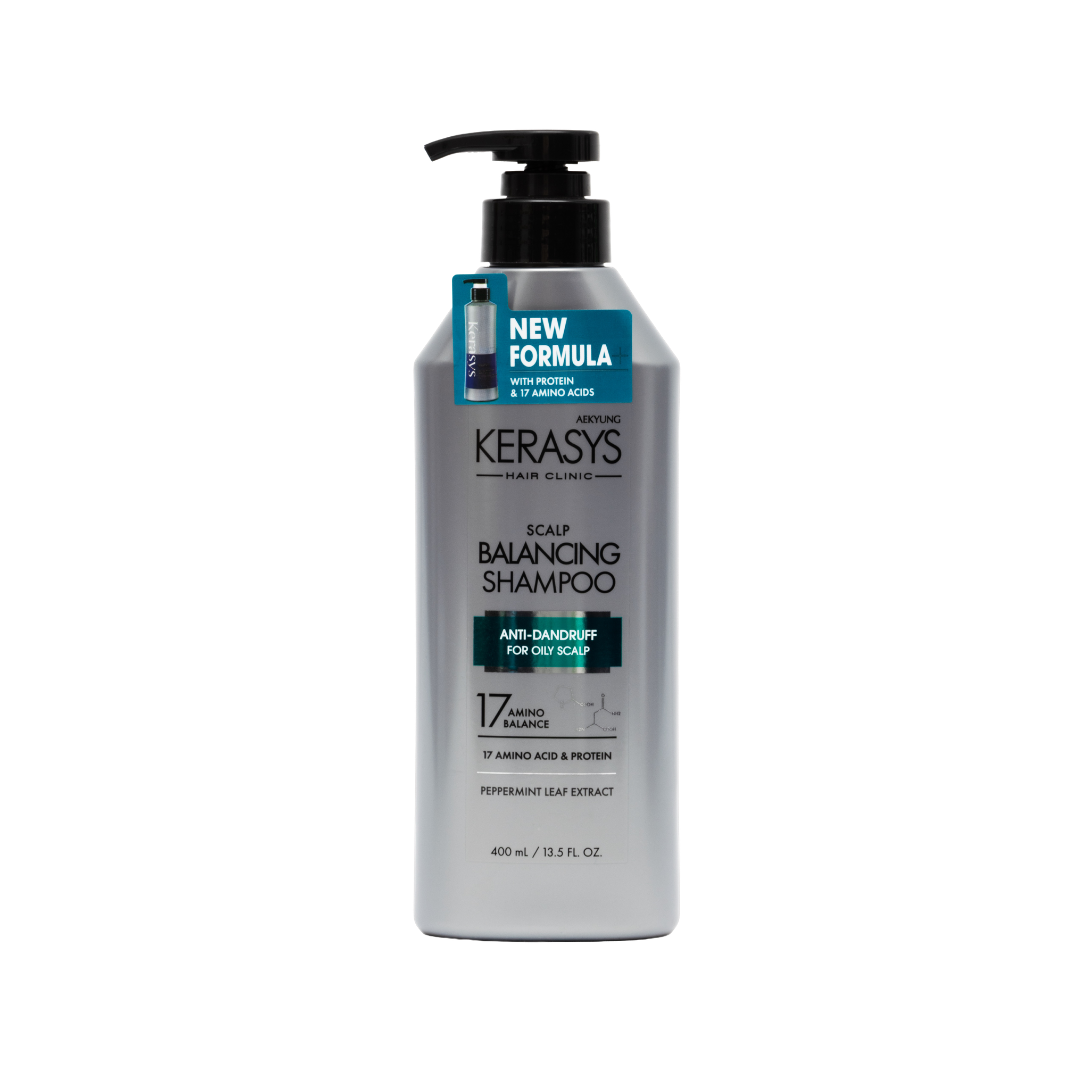 Шампунь для жирної шкіри голови KeraSys Hair Clinic Oily Scalp Balancing, 400 мл