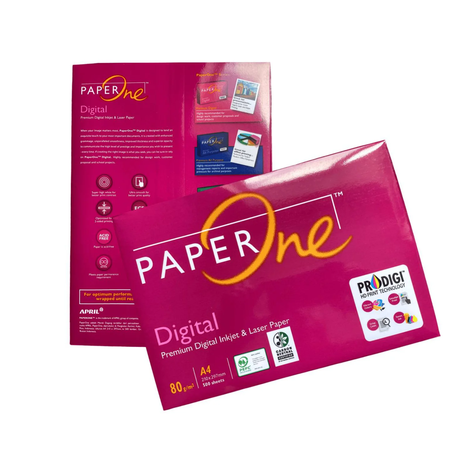 Папір офісний "PAPERONE DIGITAL", А4, клас А